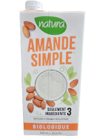 Boisson d'amande simple biologique