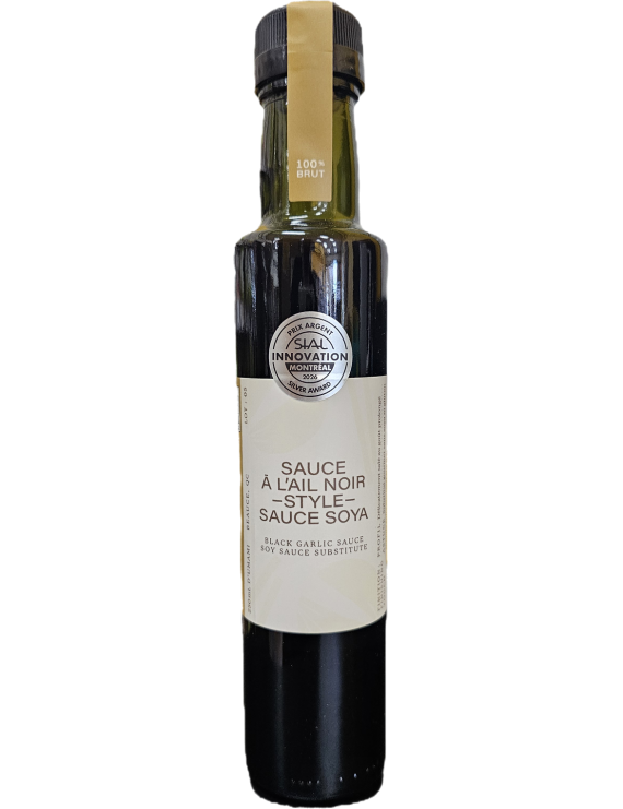 Sauce à l'ail noir- style- sauce soya - Terre du 9