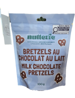 Bretzels au chocolat au lait - nutterie
