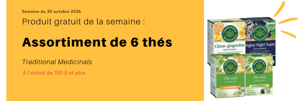Produit gratuit semaine 30 octobre