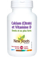 Calcium Citrate and Vitamin D - New Roots