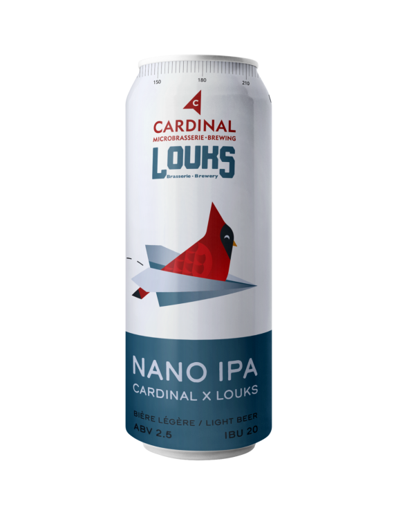 Nano IPA (Collab avec Louks Brewery) - Microbrasserie Cardinal