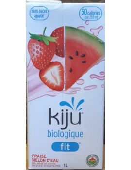 Boisson fit fraise melon d'eau kiju biologique
