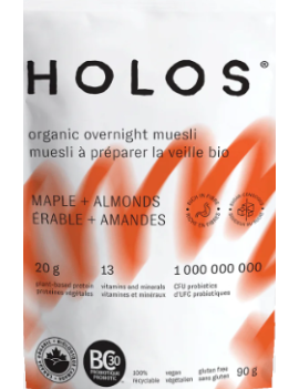 Holos Muesli to prepare the day before - Maple Almonds