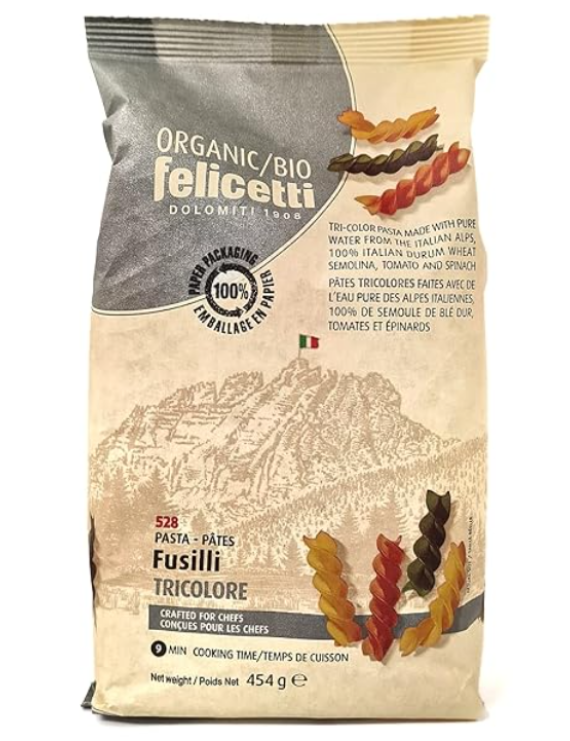Fusilli tricolore Felicetti bio