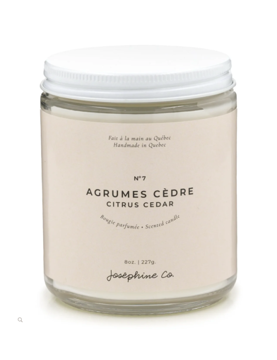 Chandelle Agrumes & cèdre