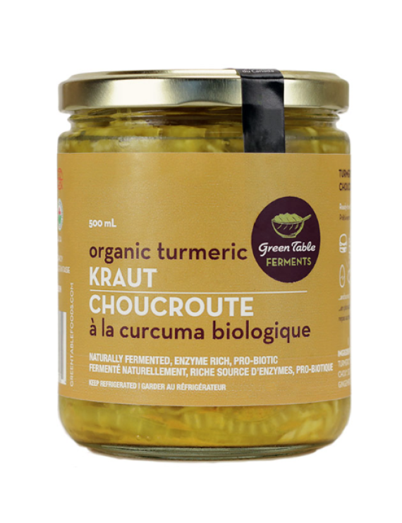 Choucroute au curcuma biologique Green Table