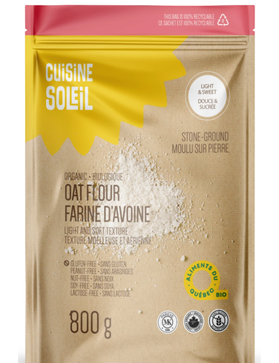 Farine d'avoine (Aliments du Québec) bio