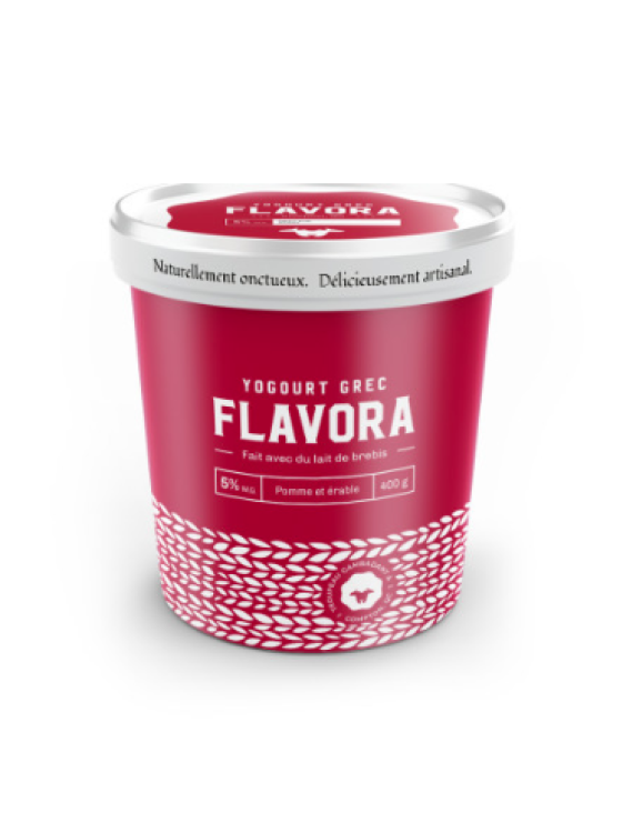 Yogourt grec brebis pomme érable - Flavora-