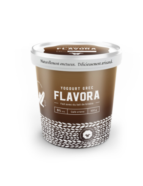 Yogourt grec brebis café crème - Flavora