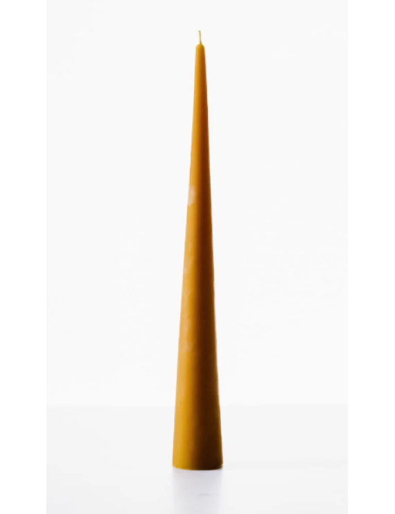 Grande bougie conique