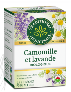 Tisane à la camomille et à la lavande biologique Tisane à la camomille et à la lavande biologique