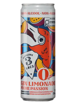 Gin Limonade Pêche passion Sans alcool
