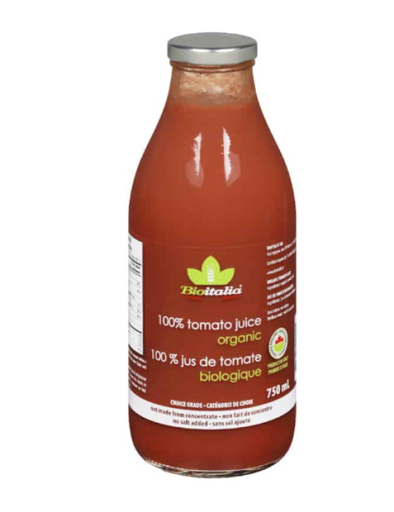 Jus de tomates 100 % biologique