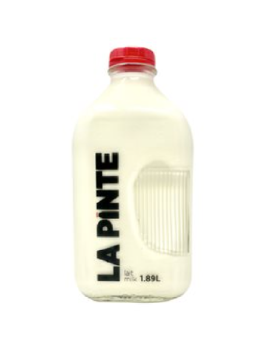 Lait de Jersey 2% M.G. homogénéisé - 1.89L (La Pinte)