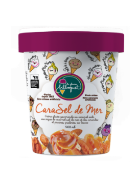 Crème glacé CaraSel de mer