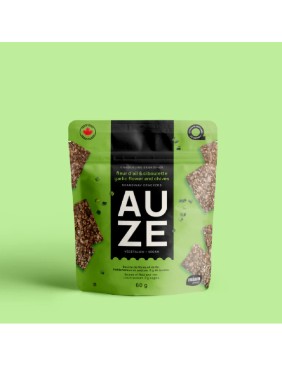 Craquelins Skandinav Auze fleur d'ail et ciboulette