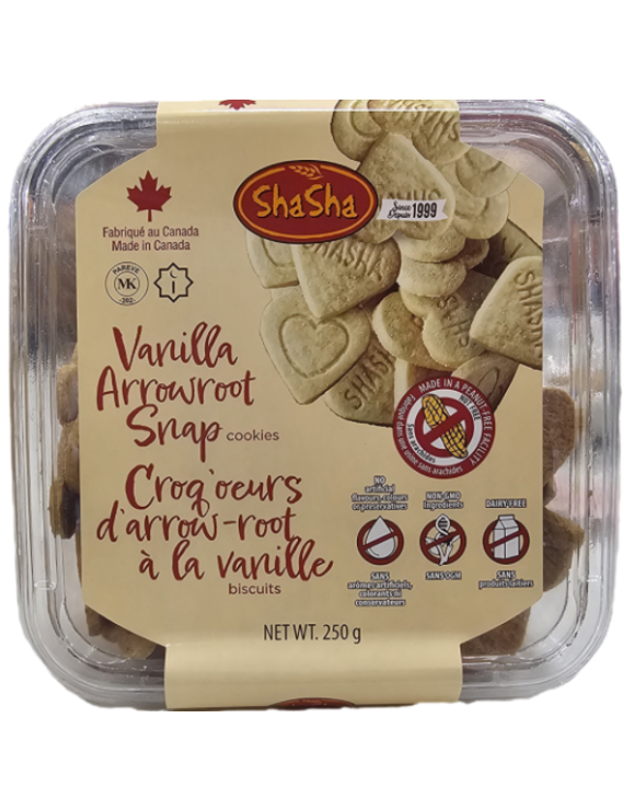 Croquants à la vanille et à l'arrow-root