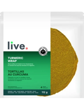 Tortillas curcuma biologique Tortillas curcuma biologique
