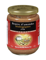 Beurre d'amande cru crémeux biologique