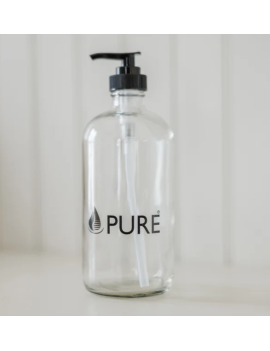 Bouteille en verre avec pompe 500 ml