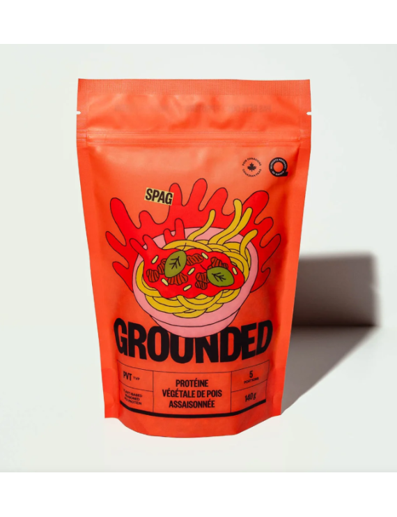 Sauce à spaghetti végétarienne à base de PVT - Grounded