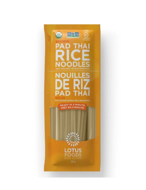 Nouilles riz brun pad thai