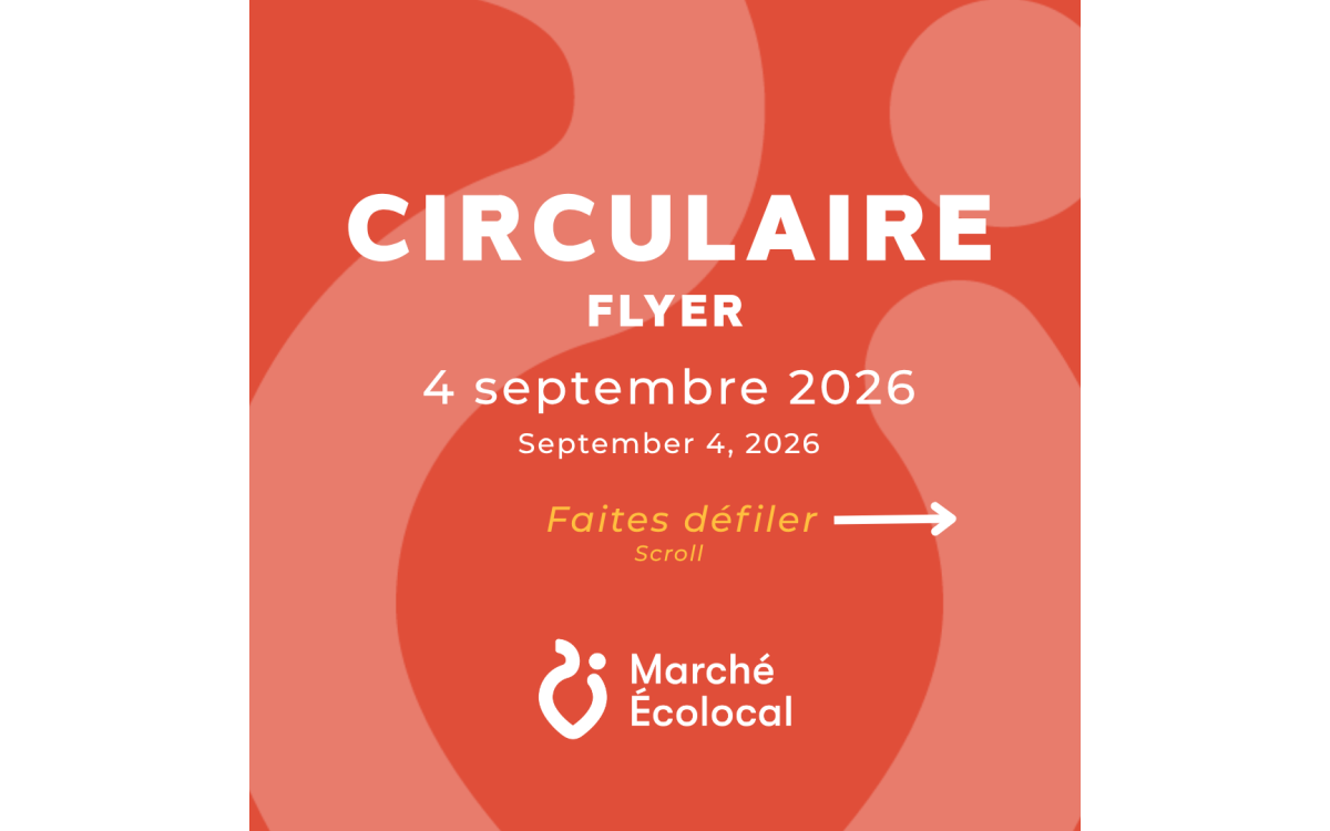 Flyer for the week of September 4, 2026