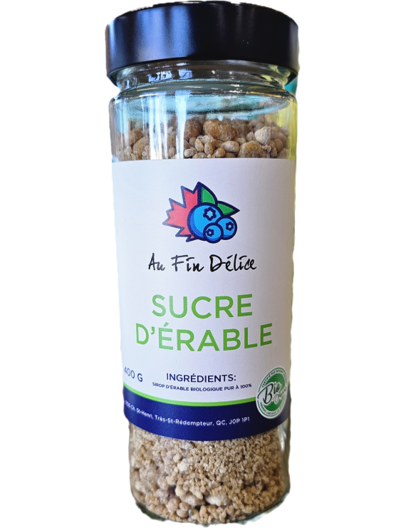 Pépites Sucre d'érable biologique 400 g