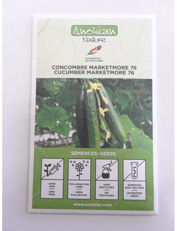 Semences concombre Marketmore  (Anokian)
