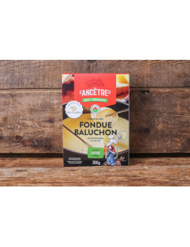 Organic fondue with Baluchon cheese and wine