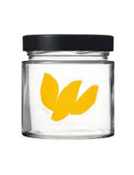Holos Organic overnight oats glass jar