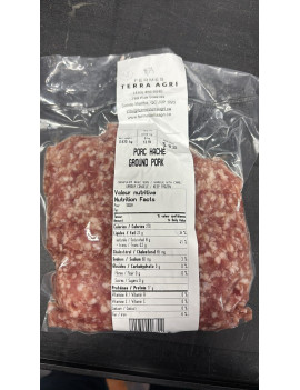 Porc haché