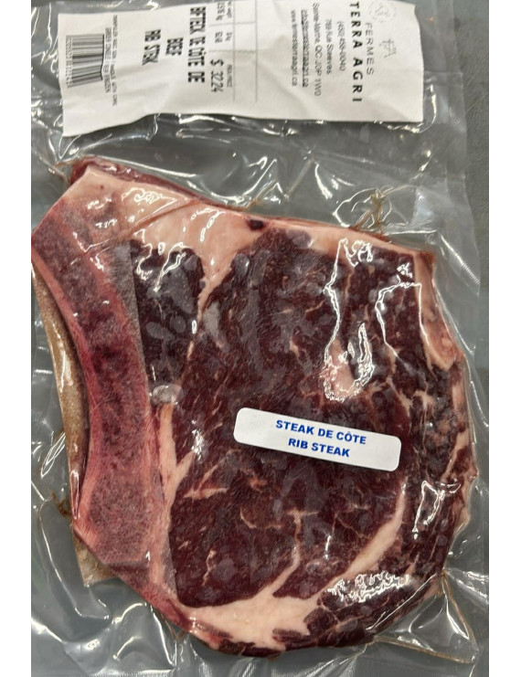 Bifteck de côte de boeuf