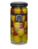 Olives tipsy à la vodka fiery