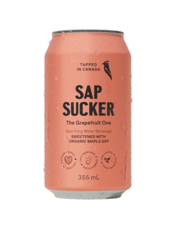 Sapsucker eau d'érable pétillante au pamplemousse