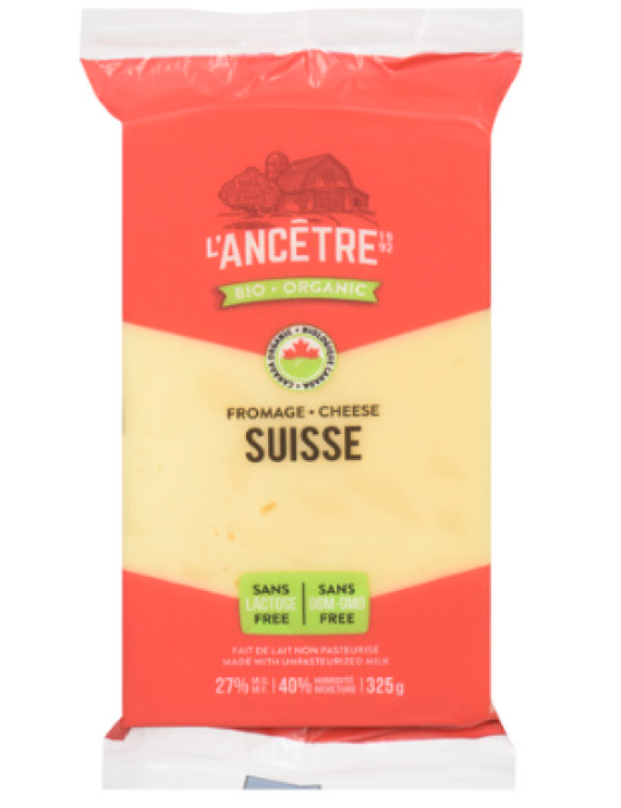 Fromage Suisse Bio - Sans Lactose  (325g) 