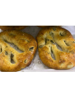 Fougasse pickle, aneth et ail