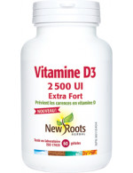 Vitamin D3 2,500 IU Extra Strength (softgels) - New Roots