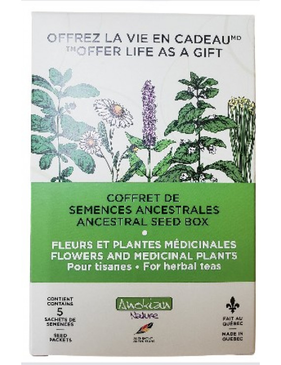 Coffret de semences ancestrales - Fleurs et plantes médicinales