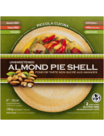 Unsweetened almond pie shell