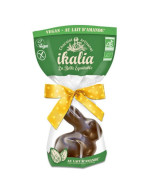 Chocolate rabbit with almond milk (vegan)