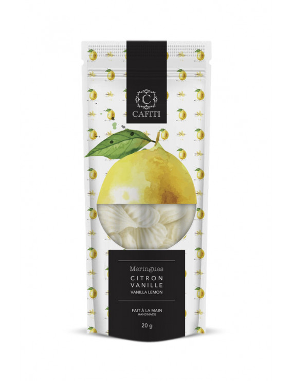 Meringues Citron-Vanille