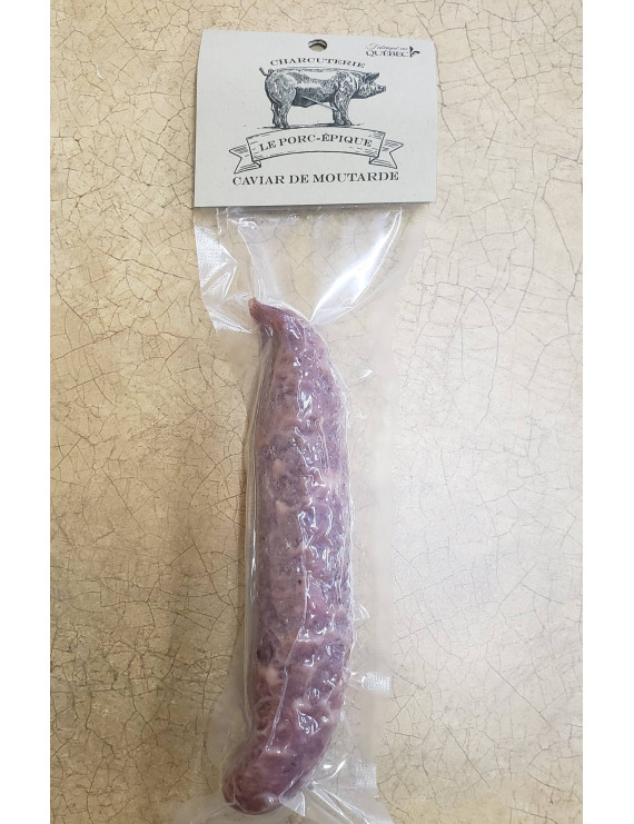 Saucisson Caviar de moutarde - Le Porc-Épique