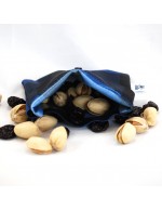 Reusable waterproof snack bag 4"X4" || Many choices of fabrics