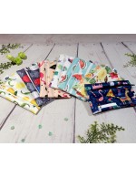 Reusable waterproof snack bag 4"X6" || Many choices of fabric