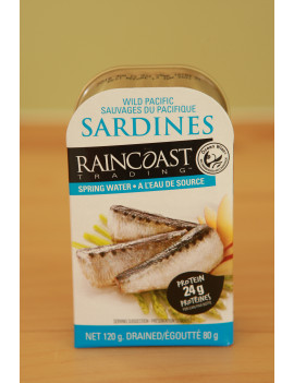 Sardines à l'eau de source