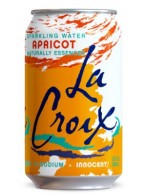 Apricot sparkling water