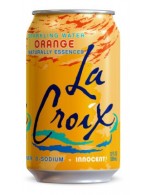 Orange LaCroix sparkling water