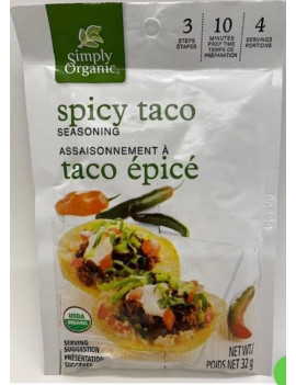 spicy taco seasoning organic